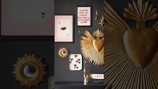How To Curate The Perfect Gallery Wall ️ #homedecor #walldecor #wallart #ytshorts #shorts #love