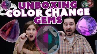 Unboxing 6 Color Change Gems | Alexandrite, Garnet, & More!