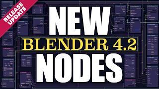 What’s new in geometry nodes in blender 4.2 RELEASE UPDATE