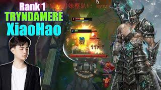 RANK 1 TRYNDAMERE - XIAOHAO TRYNDAMERE VS MORDEKAISER - RUNES IN NEW PATCH 14.19