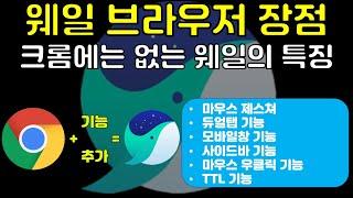 인터넷 정말 편하게 할 수 있는 웨일 브라우저 사용법과 특징들