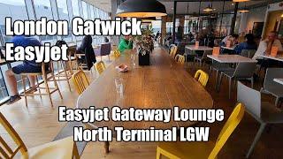 Easyjet Gateway London Gatwick Lounge review 4k