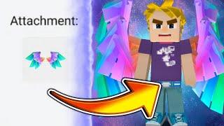 Found a mode with rainbow wings and old wings in Blockman Go|Killer37x