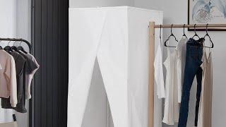 Don't Look At Me® - The Retractable Portable Changing Room - White Frame