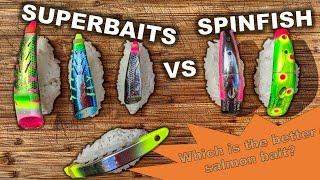 Brad's Super Baits vs Yakima Bait's Spinfish [Salmon Fishing Lure Reviews]