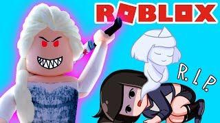 Паркур Холодное Сердце в Роблокс - Побег от ЗЛОЙ ЭЛЬЗЫ с Машкой в Roblox Obby