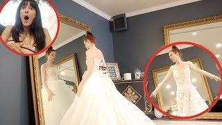 DESIGNING HER PERFECT WEDDING DRESS!