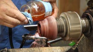 How I use Shellac for Woodturning Projects~with Sam Angelo