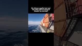 Ship got hit by a Rocket  | #ship #rocket #sea #scary