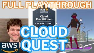 AWS Cloud Quest Cloud Practitioner Full Playthrough