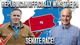 Democratic Senator Bob Casey Concedes the Pennsylvania Senate Race to Dave McCormick, flips it Red!