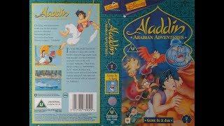 Opening and Closing 'Aladdin - Genie in a Jar' (1995, UK VHS)