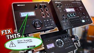 Running Out of Space on Your Roland Module? | TD-17, TD-27, TD-50 & TD-50X