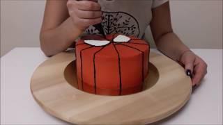 Сборка торта Человек-Паук (Spider-Man) от Kagat Cake