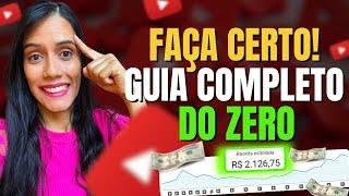 Como criar e configurar UM CANAL no YOUTUBE DO ZERO passo a passo em 2024 (PARA INICIANTES)