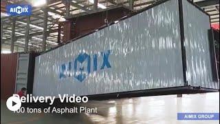 AIMIX 100 ton Asphalt Mixing Plant Deliver to Sri Lanka