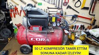 Hava Kompresörü Tamiri Nasıl Yapılır? #kompresör #tamiri #kompresor #repair