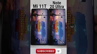 mi 11T vs note 20 ultra pubg test ~ ios 15.0.2 pubg test || random video on internet ||#tech #shorts