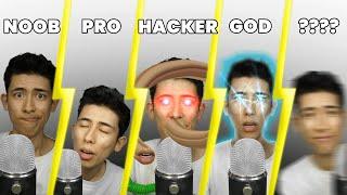 NOOB VS PRO VS HACKER VS GOD VS JOJO [ASMR]