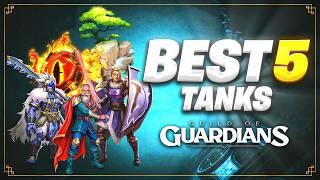 The 5 BEST TANKS in Guild of Guardians [ FREE Budget f2p and P2W ]