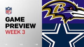 Baltimore Ravens vs. Dallas Cowboys | 2024 Week 3 Game Preview