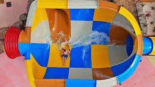 Riding the New Shuttle Water Slide at Atlantic Toboggan in France