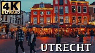 Netherlands, Utrecht  At night | October 2023 | 4K