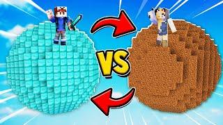 PLANETA NOOB VS PLANETA PRO - MINECRAFT | Vito vs Bella