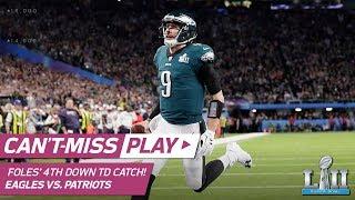 Nick Foles Catches TD Pass on INSANE 4th Down Trick Play! | Can't-Miss Play | Super Bowl LII