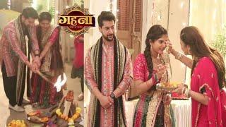 Gehna Zevar Ya Zanjeer Holi Episode | Gehna & Ayushmann Celebrating Their First Holi | On Location