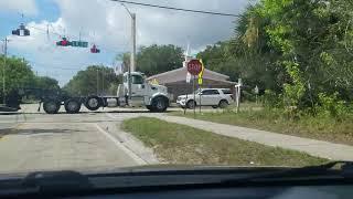 Driving threw Vero Beach, Florida neighborhoods in the morning