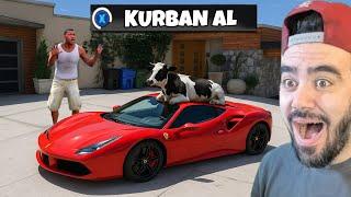 FRANKLIN FERRARI ILE KURBAN TOPLADI - GTA 5 MODS