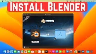 How to Install Blender on Mac | How to Download Blender on a MacOS (2024)