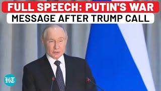 Putin's Full Speech In English: Huge War Message Hours After Trump's Call| Ukraine| Russia| Zelensky