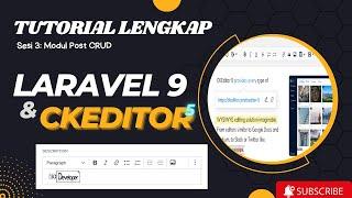 Tutorial Laravel 9 & CKEditor - Modul Post CRUD (part 3)