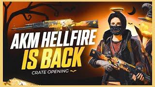 AKM Hellfire Crate Opening - New Custom Crate Opening - Pubg New Custom Crate - Free UC Event Pubg