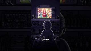 The Quintessential Quintuplets through the years 