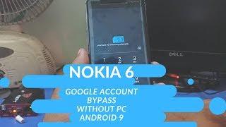 Nokia 6 TA-1021 FRP Bypass Android 9 Without PC | Sim Pin Method