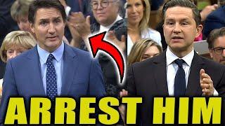  Pierre Calls For The ARREST Of Justin Trudeau Question Period | October 02, 2024