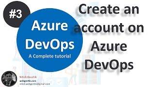 (#3) Create an account on Azure DevOps | Azure DevOps Tutorial For Beginners | WebGentle