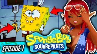 I DIDN'T HAVE A CHILDHOOD!! | Spongebob Episode 1 Reaction