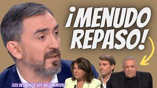 ¡DESMONTA ARGUMENTOS!⏩Ignacio Escolar RETRATA a García Ferreras,  Lucía Méndez y Pablo Montesinos