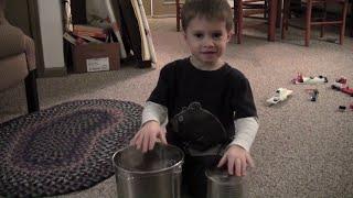 How to make a toy drum in 2 minutes