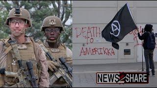 Marines deployed to LA as anti-ICE protests continue