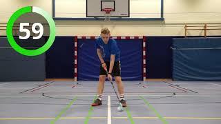 Basic Stickhandling #1 | 5 min Stickhandling follow along | Floorball Session