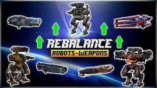 [WR]  Glory, Atomizer, Falcon BUFF & More - Rebalance | War Robots