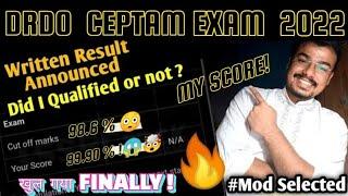 DRDO CEPTAM 10 RESULT 2022 || TECH A || STA B || OFFICIAL CUTOFF | DRDO RECRUITMENT || FINAL CUTOFF