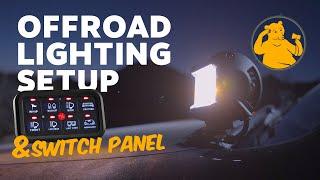 Auxbeam Switch Panel & Offroad Lighting Setup