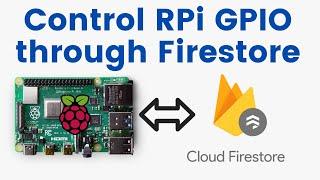 Controlling Raspberry Pi GPIO through Realtime Cloud Database (Firebase Firestore)