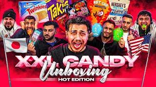 EMRE & KENAN WEINEN WEGEN SCHARFE NUDELN  XXL Süßigkeiten Unboxing 